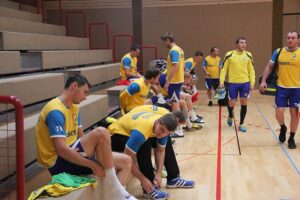 Trening Vive w hali w w Ehingen / Vive Targi Kielce