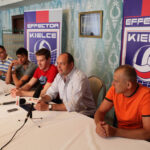 Konferencja Effectora Kielce (20 sierpnia 2013). Prezentacja nowych zawodników. / Wojciech Habdas / Radio Kielce