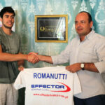 Konferencja Effectora Kielce (20 sierpnia 2013). Prezentacja nowych zawodników. n/z Bruno Romanutti / Wojciech Habdas / Radio Kielce