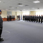 Ślubowanie nowo przyjętych policjantów (22 sierpnia 2013) / Wojciech Habdas / Radio Kielce