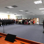 Ślubowanie nowo przyjętych policjantów (22 sierpnia 2013) / Wojciech Habdas / Radio Kielce