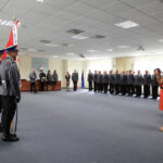 Ślubowanie nowo przyjętych policjantów (22 sierpnia 2013) / Wojciech Habdas / Radio Kielce