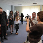 Ślubowanie nowo przyjętych policjantów (22 sierpnia 2013) / Wojciech Habdas / Radio Kielce