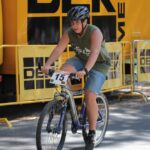 XVI Światowe Igrzyska Polonijne: rywalizacja w kolarstwie górskim na Górze Pierścienicy na kieleckim Stadionie / Krzysztof Żołądek / Radio Kielce