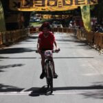 XVI Światowe Igrzyska Polonijne: rywalizacja w kolarstwie górskim na Górze Pierścienicy na kieleckim Stadionie / Krzysztof Żołądek / Radio Kielce