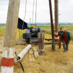 W Krajnie w gminie Górno rozpoczęła się budowa studni głębinowej. / Paweł Klepka / Radio Kielce