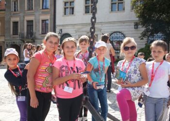 Dzieci z Ukrainy na koloniach zorganizowanych przez sandomierską Caritas / Grażyna Szlęzak-Wójcik / Radio Kielce