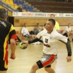 XVI Światowe Letnie Igrzyska Polonijne, turniej piłkarzy ręcznych, mecz: Polonia Austria Team - Sokół Soleczniki (Litwa) / Kamil Król / Radio Kielce