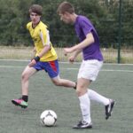 Wakacje z Futbolem, fragment meczu ćwierćfinałowego gimnazjów: Pogromcy Nadwagi - Kadra Czeczenii / Kamil Król / Radio Kielce