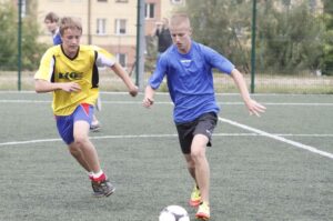 Wakacje z Futbolem, fragment meczu ćwierćfinałowego gimnazjów: Pogromcy Nadwagi - Kadra Czeczenii / Kamil Król / Radio Kielce