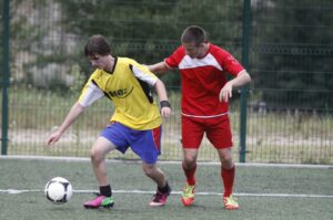 Wakacje z Futbolem, fragment meczu ćwierćfinałowego gimnazjów: Pogromcy Nadwagi - Kadra Czeczenii / Kamil Król / Radio Kielce