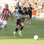 Fragment meczu sparingowego Korona Kielce - Cracovia Kraków / Kamil Król / Radio Kielce