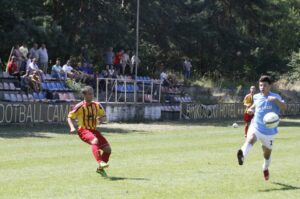 Fragment meczu w Centralnej Lidze Juniorów: Korona Kielce - Cracovia Kraków / Kamil Król / Radio Kielce