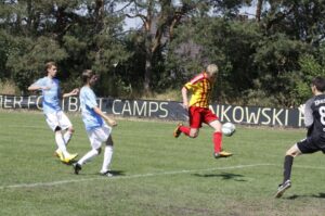 Fragment meczu w Centralnej Lidze Juniorów: Korona Kielce - Cracovia Kraków / Kamil Król / Radio Kielce