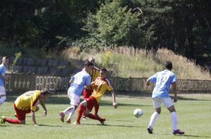 Fragment meczu w Centralnej Lidze Juniorów: Korona Kielce - Cracovia Kraków / Kamil Król / Radio Kielce