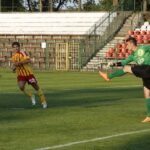 Fragment meczu Korona II Kielce - Unia Tarnów / Kamil Król / Radio Kielce