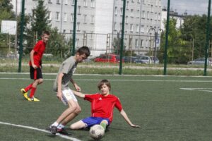 Fragment finału podstawówek: Orlik 27 Kielce - Tiger Team / Kamil Król / Radio Kielce