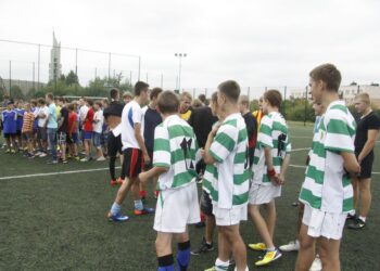 Ceremonia zakończenia "Wakacji z Futbolem 2013" / Kamil Król / Radio Kielce