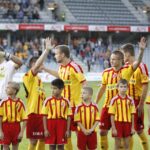 Piłkarze Korony tuż przed meczem / Kamil Król / Radio Kielce