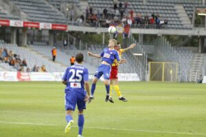 Fragment meczu Korona Kielce - Piast Gliwice / Kamil Król / Radio Kielce