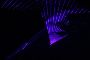 Pokaz laserów "Dynamika światła" / Kamil Król / Radio Kielce