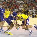 Fragment meczu Vive Targi Kielce - Meszkow Brześć / Radio Kielce