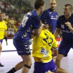 Fragment meczu Vive Targi Kielce - Meszkow Brześć / Radio Kielce