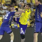 Fragment meczu Vive Targi Kielce - Meszkow Brześć / Radio Kielce