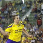 Fragment meczu Vive Targi Kielce - Meszkow Brześć / Radio Kielce