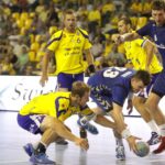 Fragment meczu Vive Targi Kielce - Meszkow Brześć / Radio Kielce