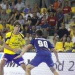 Fragment meczu Vive Targi Kielce - Meszkow Brześć / Radio Kielce