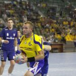 Fragment meczu Vive Targi Kielce - Meszkow Brześć / Radio Kielce