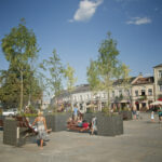 Miejski Salon, elewacja północno-zachodnia / Michał Gdak