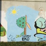 Ekologiczne murale przy ZSO nr5 w Kielcach. / Piotr Michalski / Radio Kielce
