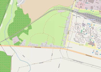 Dzielnica wielofunkcyjna w zachodniej części Kielc / http://www.openstreetmap.org/