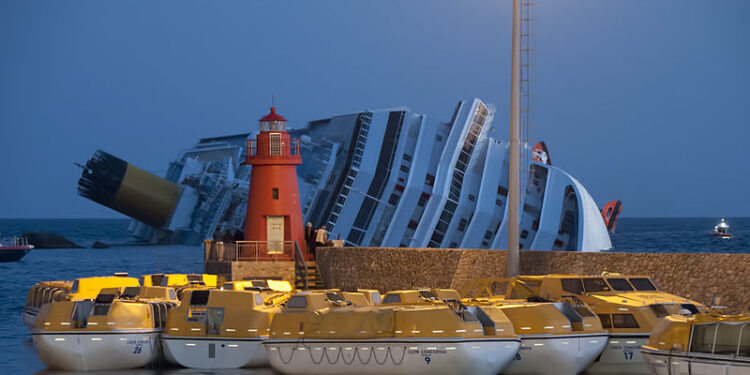 ŚWIAT: Wrak Concordii podniesiony - Radio Kielce Costa Concordia / wikimedia.org