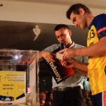 Prezentacja drużyny szczypiornistów Vive Targów Kielce. Julen Aginagalde / Wojciech Habdas / Radio Kielce