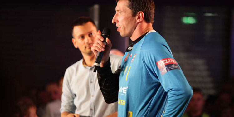 Prezentacja drużyny szczypiornistów Vive Targów Kielce. Sławomir Szmal / Wojciech Habdas / Radio Kielce