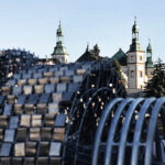 Otwarcie instalacji przestrzennej "Turbina" na pl. Artystów / Wojciech Habdas / Radio Kielce