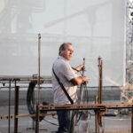 Otwarcie instalacji przestrzennej "Turbina" na pl. Artystów. Koncert Adama Garnka i Piotra Resteckiego. / Wojciech Habdas / Radio Kielce