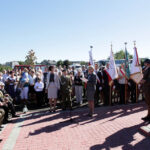 Odsłonięcie i poświęcenie pomnika Żołnierzy WP poległych w czasie wojny. Beata Oczkowicz, podsekretarz stanu w Ministerstwie Obrony Narodowej / Wojciech Habdas / Radio Kielce