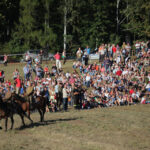 VI Piknik Historyczny "II Wojna Światowa w Chęcinach". Rekonstrukcja przyjmowania zrzutów lotniczych i cichociemnych (które miały miejsce także w okolicach Chęcin) / Wojciech Habdas / Radio Kielce