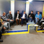 12.09.2013 Spotkanie przedstawicieli Klubu  Sportowego Vive Targi Kielce z przedstawicielami Stowarzyszenia Kibiców Piłki Ręcznej "Iskra Kielce" / Wojciech Habdas / Radio Kielce