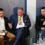 12.09.2013 Spotkanie przedstawicieli Klubu  Sportowego Vive Targi Kielce z przedstawicielami Stowarzyszenia Kibiców Piłki Ręcznej "Iskra Kielce" / Wojciech Habdas / Radio Kielce