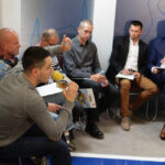 12.09.2013 Spotkanie przedstawicieli Klubu  Sportowego Vive Targi Kielce z przedstawicielami Stowarzyszenia Kibiców Piłki Ręcznej "Iskra Kielce" / Wojciech Habdas / Radio Kielce