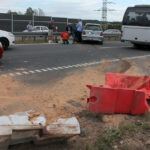 Wypadek w Łącznej, na "siódemce" ze Skarżyska-Kamiennej do Kielc / Krzysztof Żołądek / Radio Kielce