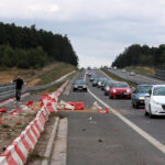 Wypadek w Łącznej, na "siódemce" ze Skarżyska-Kamiennej do Kielc / Krzysztof Żołądek / Radio Kielce