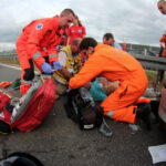 Wypadek w Łącznej, na "siódemce" ze Skarżyska-Kamiennej do Kielc / Krzysztof Żołądek / Radio Kielce