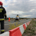 Wypadek w Łącznej, na "siódemce" ze Skarżyska-Kamiennej do Kielc / Krzysztof Żołądek / Radio Kielce