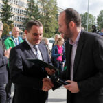 Pikieta Działkowców przed Urzędem Wojewódzkim / Wojciech Habdas / Radio Kielce